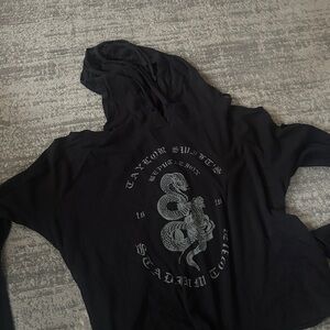 RARE Taylor Swift Reputation Tour Black Graphic Long Sleeve T-Shirt Hoodie -